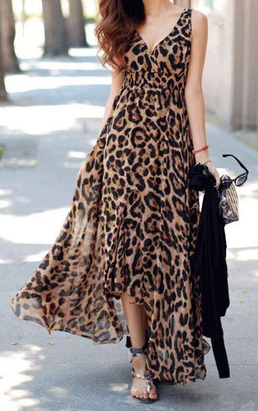 Robe imprimé léopard, tendance mode printemps été 2016
