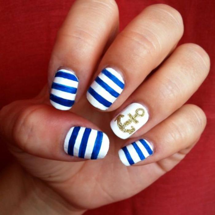 déco-ongles-nail-art-rayures-et-ancre