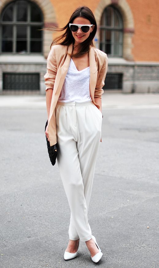 Jupe culotte blanc tendance 2016
