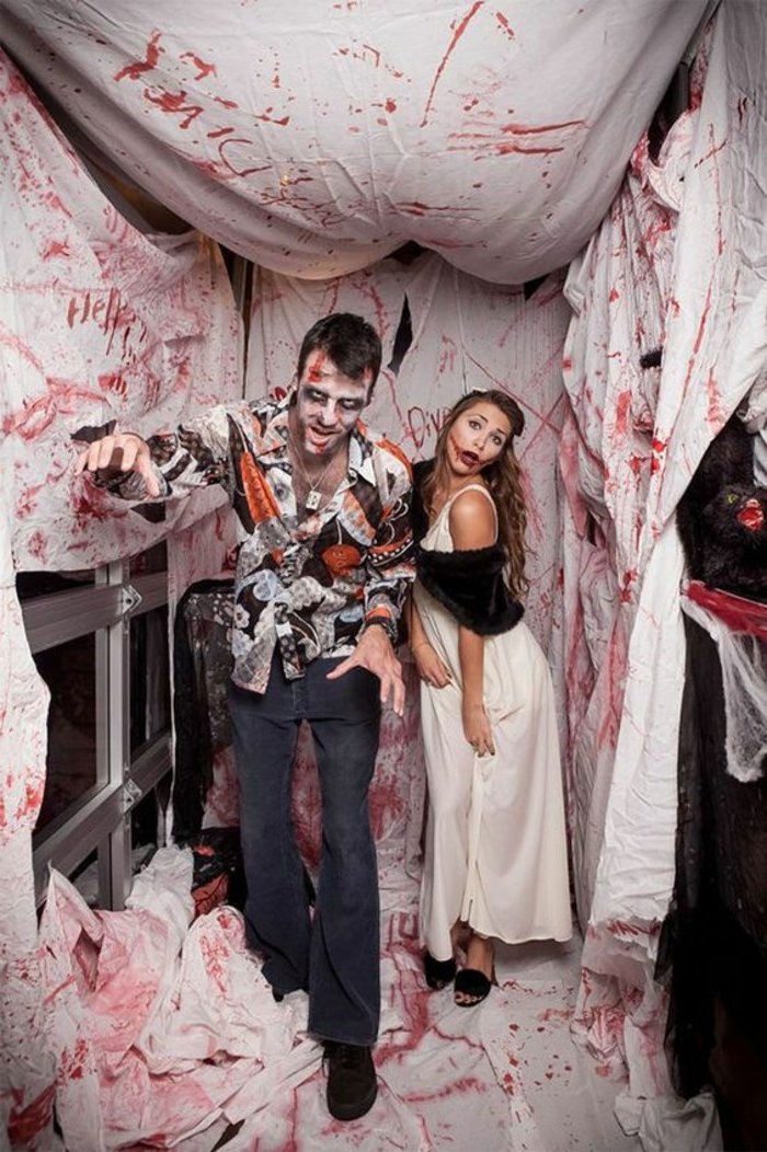 deguisement-duo-idee-deguisement-halloween-fomidable-homme-zombie-femme-zombie