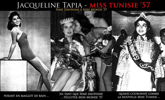 Jacqueline Tapia - Miss Tunisie 1957