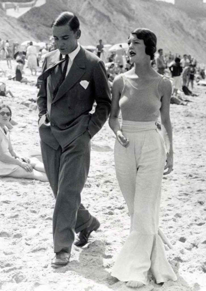 Vintage Setyle - Coco Chanel à la plage