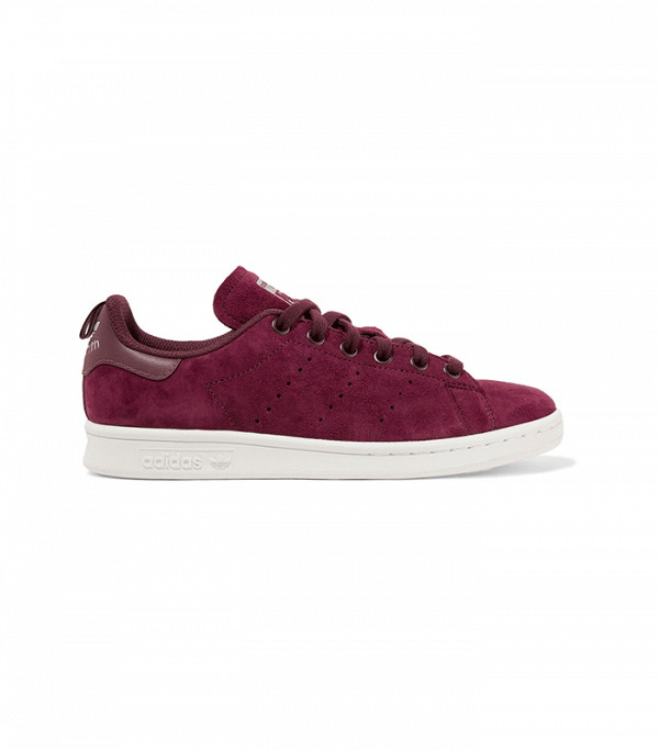 ADIDAS ORIGINALS - Stan Smith leather-trimmed suede sneakers