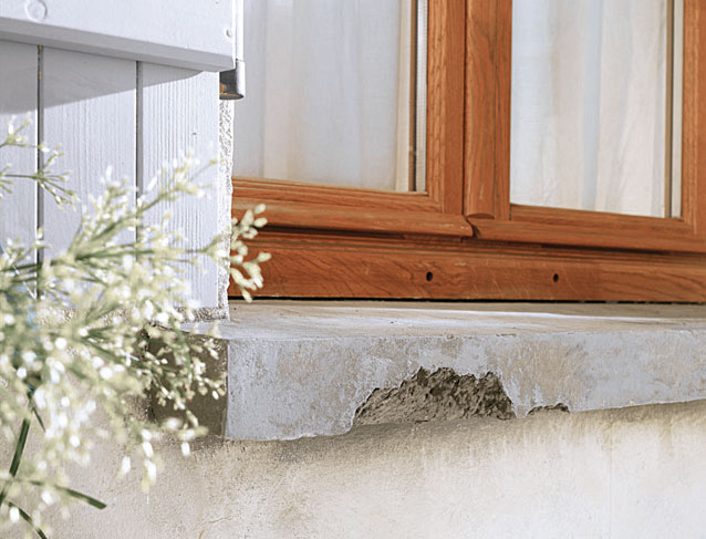 Comment renover un appui de fenêtre en ciment ?