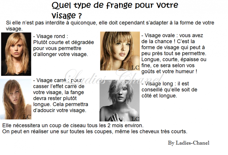 Quelle frange pour quel type de cheveux ? - flashmode magazine