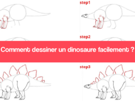 Comment dessiner un dinosaure facilement