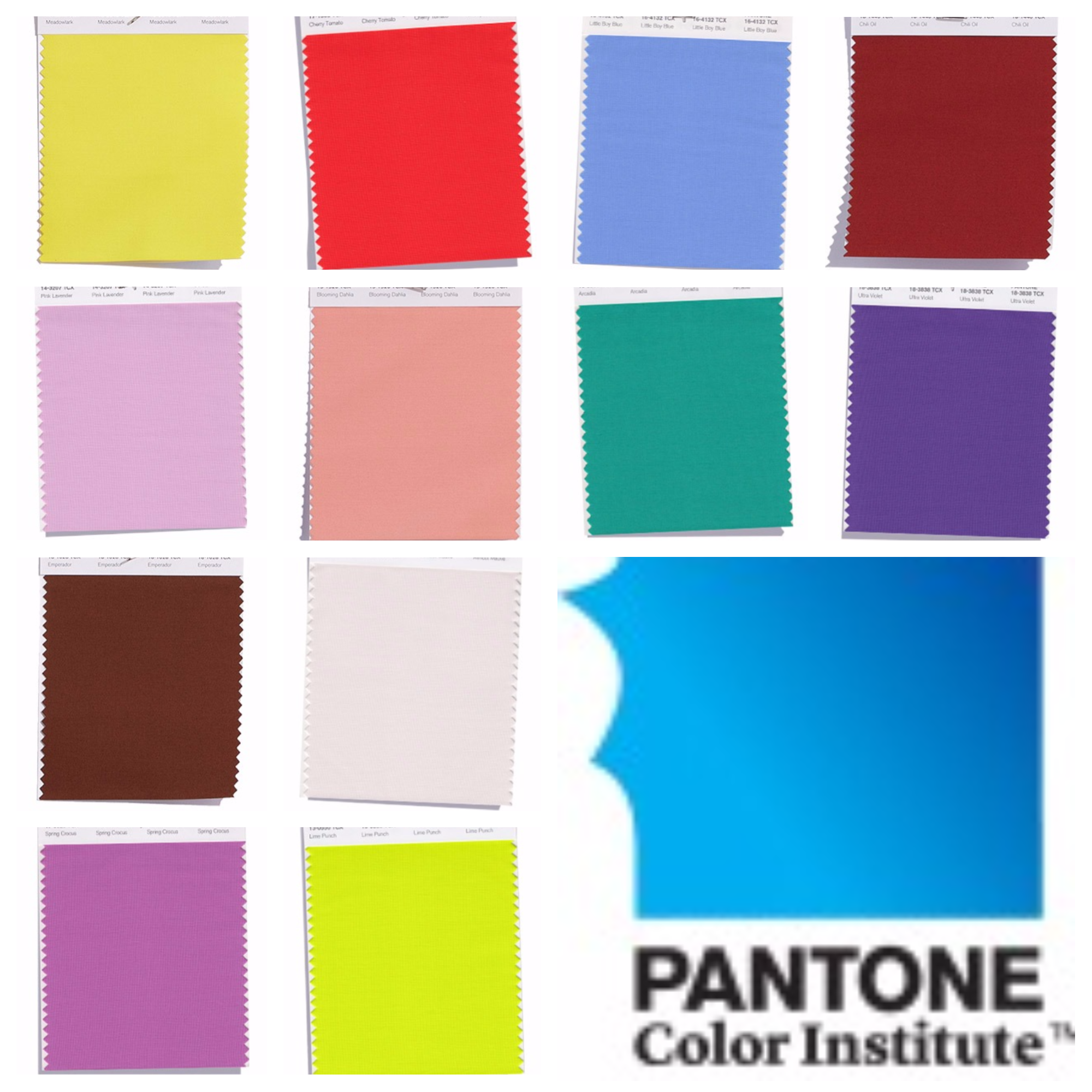 Palette - Les couleurs tendance de la saison par Pantone