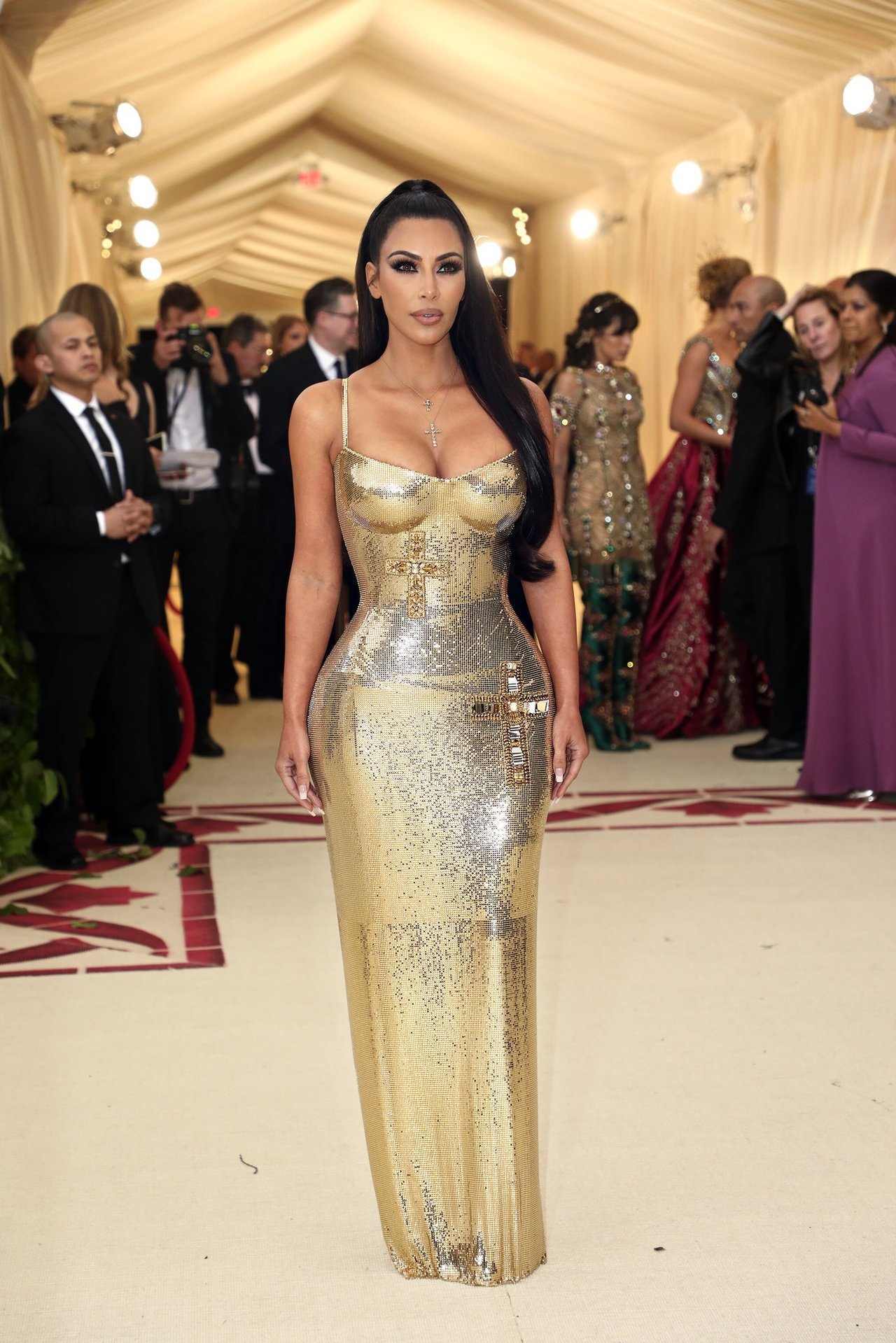 Kim Kardashian, robe Versace - Met Gala 2018