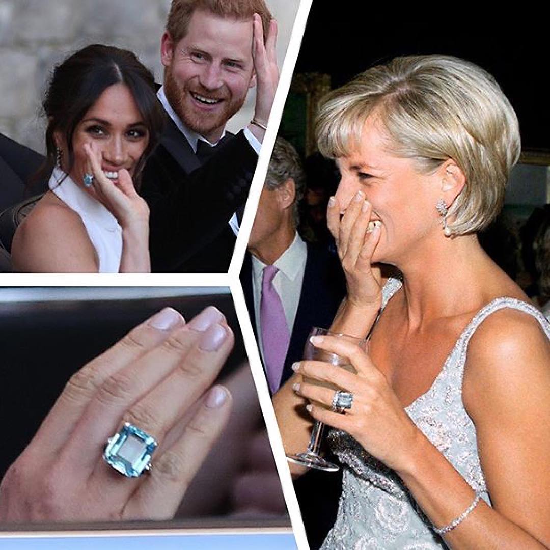 Le prince Harry donne à la nouvelle mariée la bague de sa mère