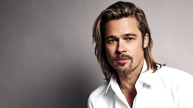 cheveux long homme coupe carre brad pitt