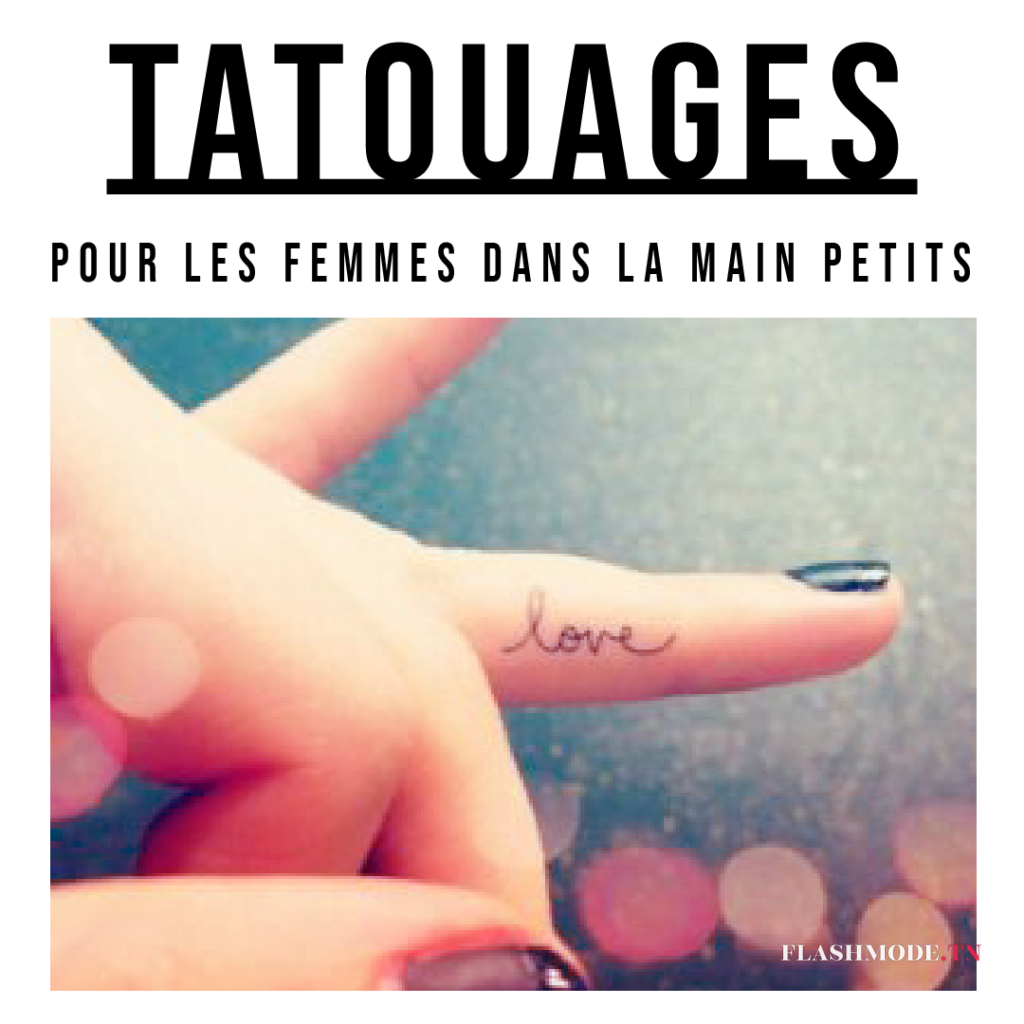 petit tatouages dans la main pour femmes