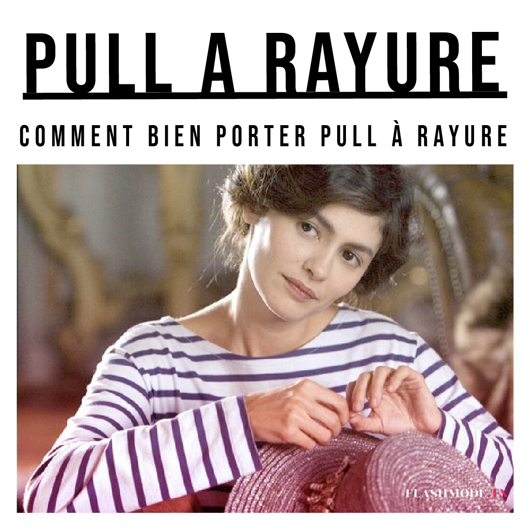 pull a rayure femme