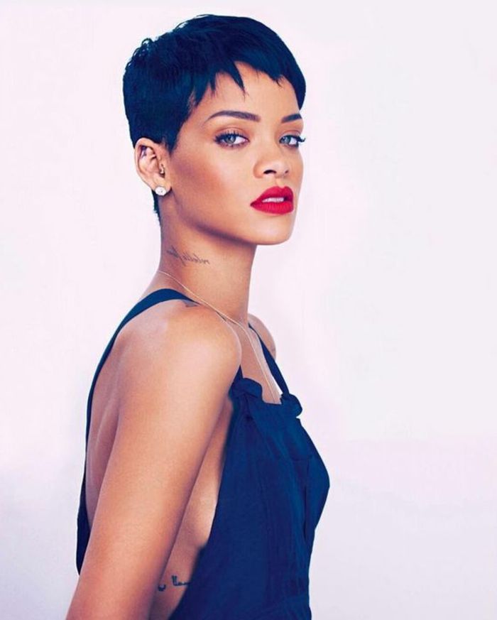 Rihanna, La star amoureuse de la coupe courte