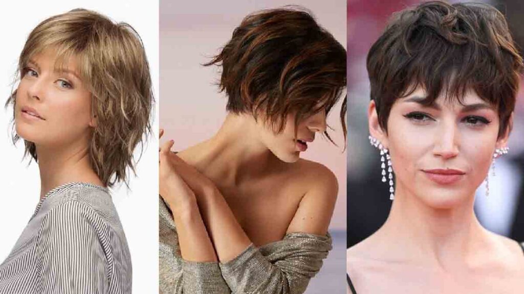 les dernières tendances des coupes de cheveux courtes et saccadées 