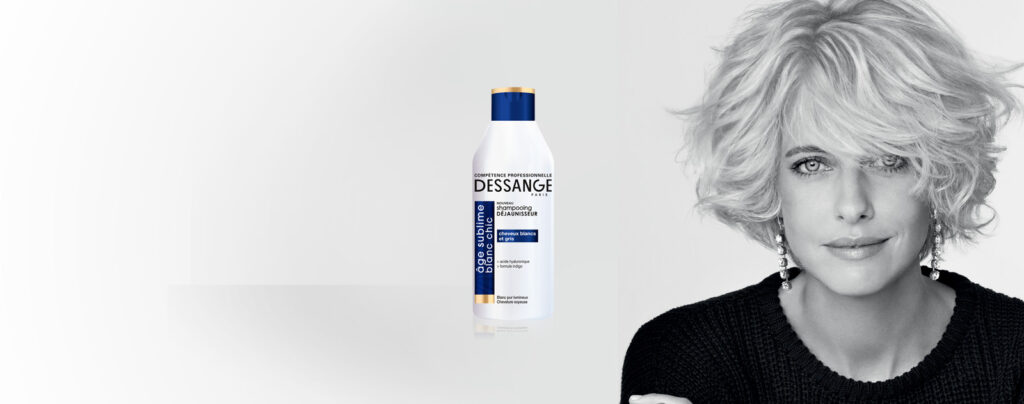 Dessange, un shampoing bleu   pour neutraliser les reflets roux 