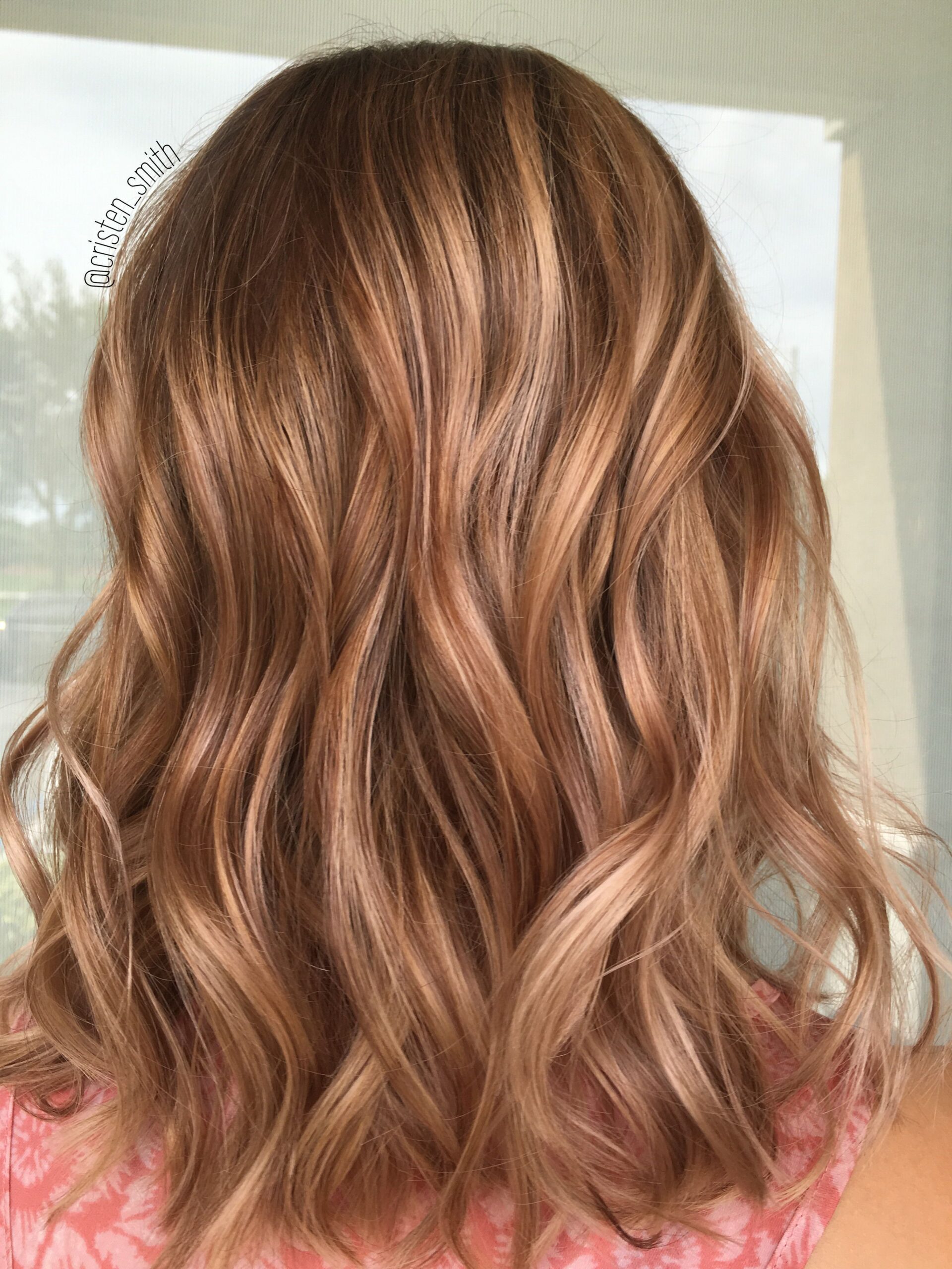 Balayage Blond Miel Caramel